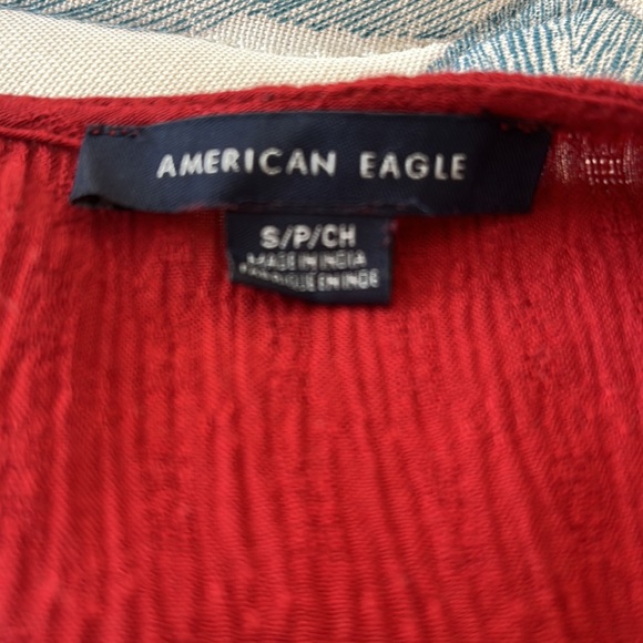 American Eagle bohemian style top, Rust, size S. - Picture 4 of 5